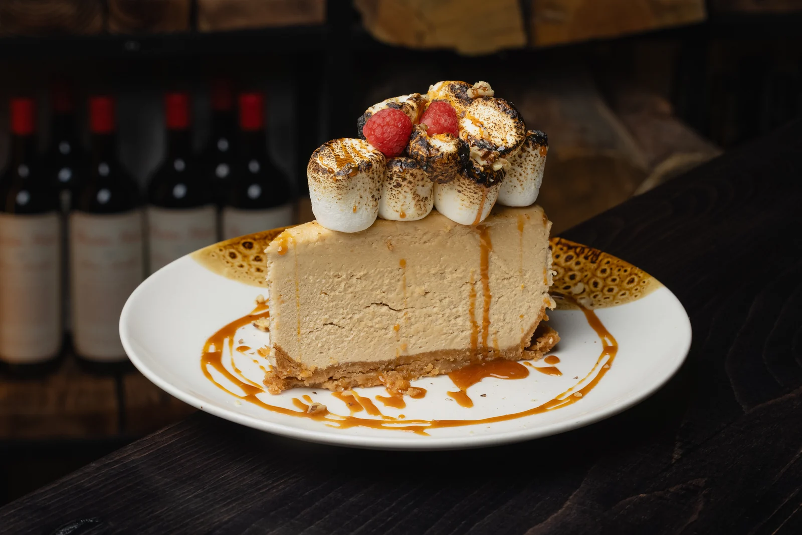 Canelitas cheesecake with toasted marshmallows from the Origen collection